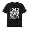 Front 242 Music Band Rock N Roll Punk T Shirt Vintage Washed Top For Everyday Wear Breathable Unisex Stretched Comfortable