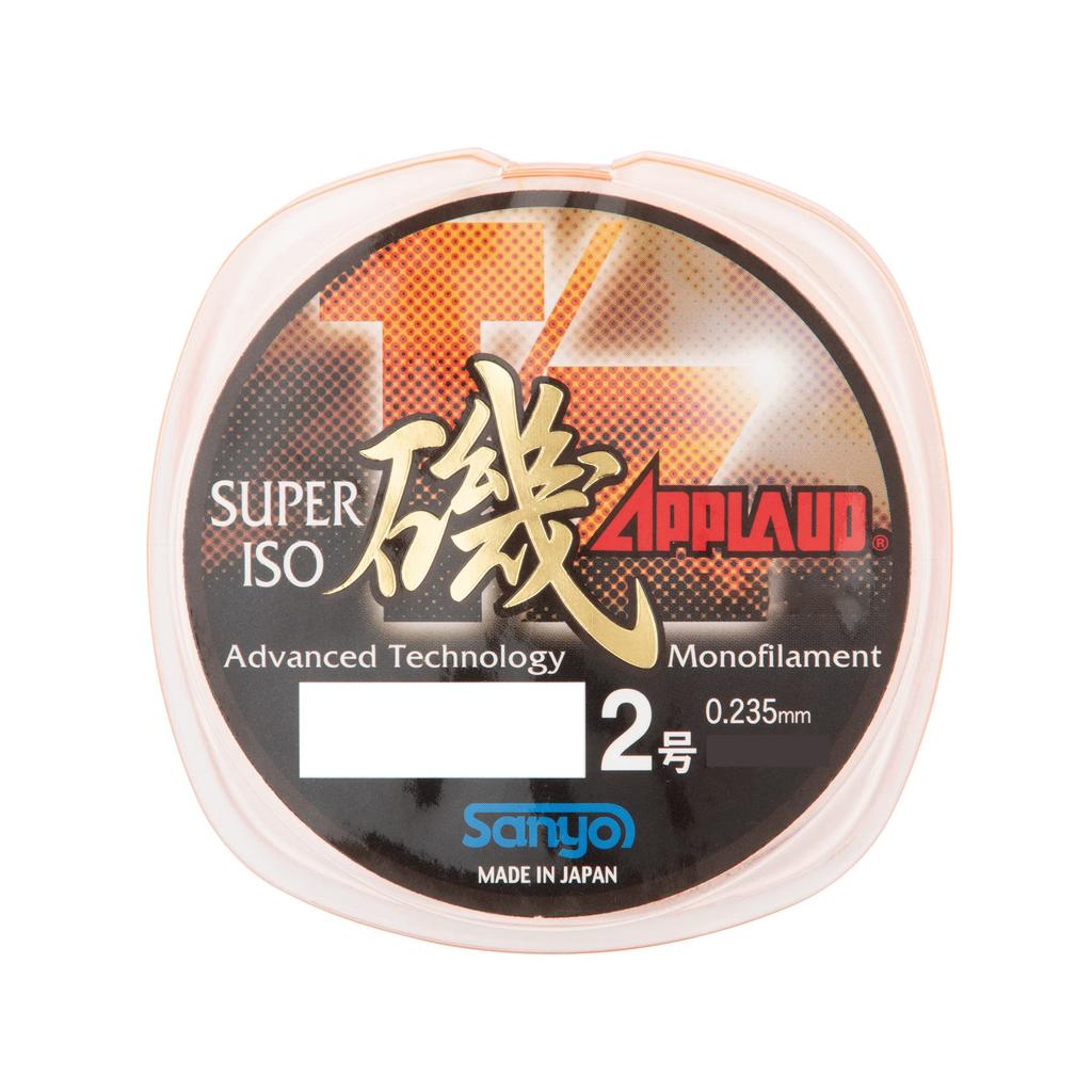Леска Sanyo Nylon Нейлоновая леска Approved TZ Super Iso 200 м №. 8 Ярко-оранжевый