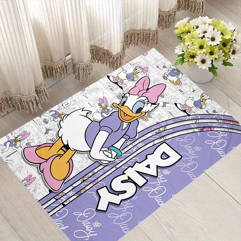 1 шт. Ковер с рисунком персонажей мультфильмов Disney, ковер для зоны, нескользящий ковер, коврик для пола, стирающийся вручную, подходит для гостиной, спальни, домашнего декора