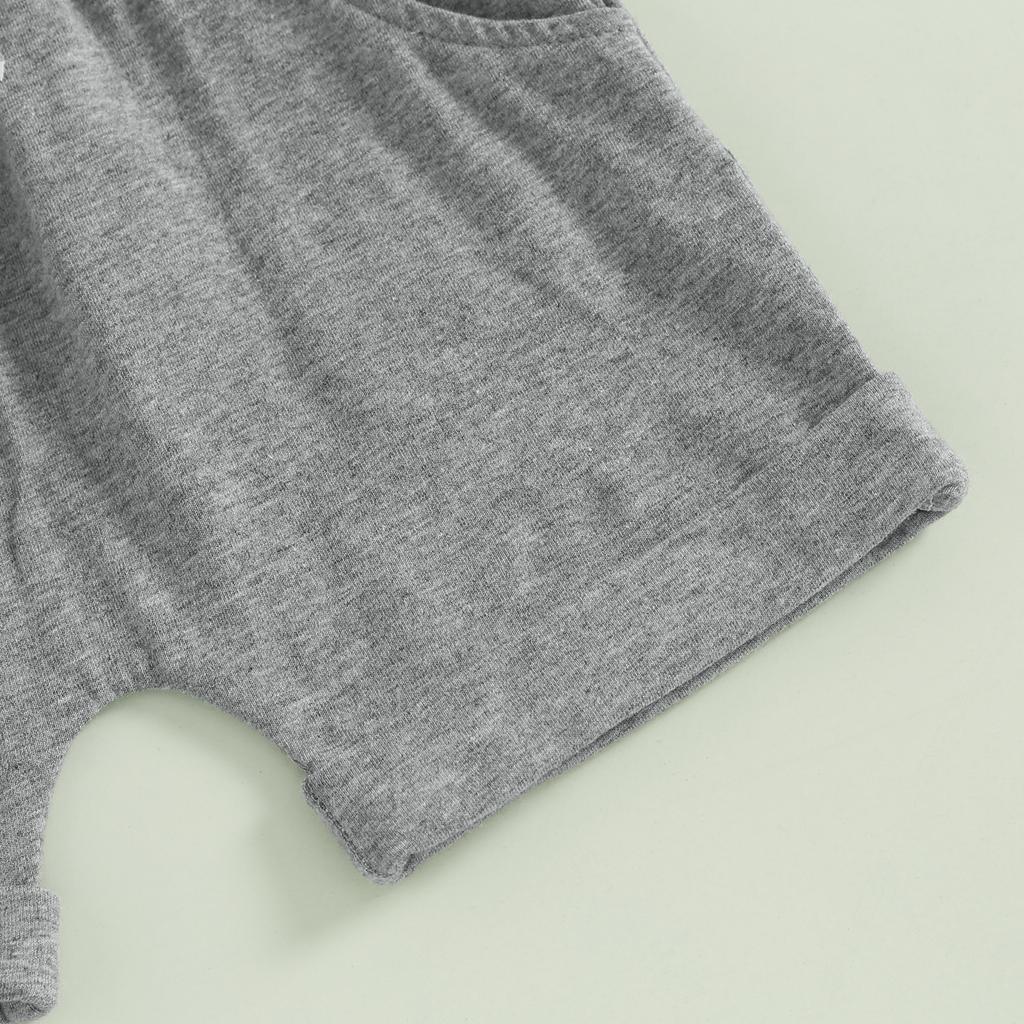 2Pcs Baby Boy Summer Outfits Short Sleeve Rooster Print T-Shirt + Shorts Set Infant Clothes