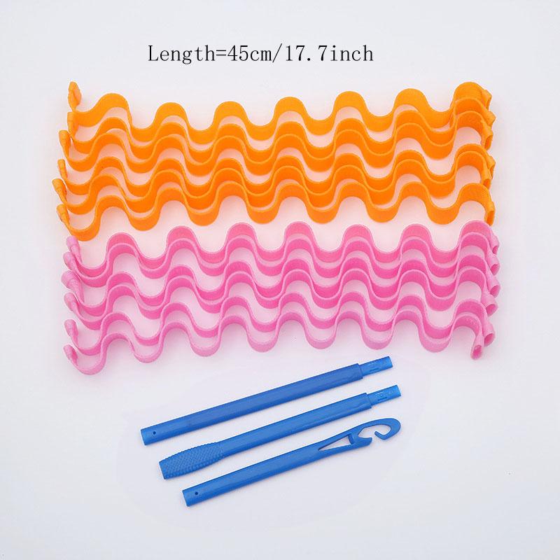 12 шт. набор волшебные щипцы для завивки волос, термобигуди для волос, формирующие волны, роликовые палочки для прически, инструменты для завивки волос для женщин