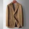 Autumn and Winter Pure Wool Single West Youth Light Luxury Business Double-sided Woolen Suit Jacket