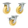 Промышленные 5-дюймовые поворотные колеса и универсальные 4-дюймовые грузоподъемные колеса для ручной тележки