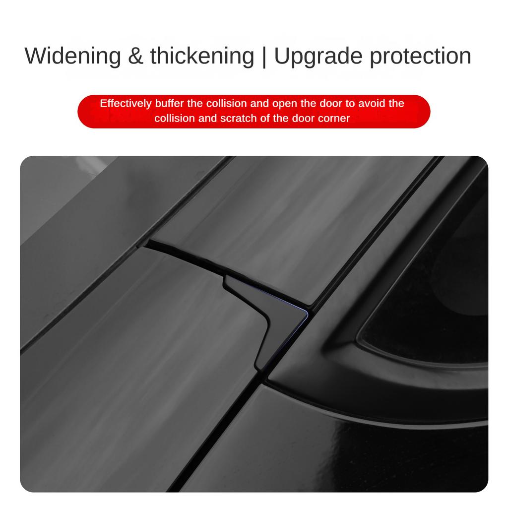 for Tesla Model 3 Highland 2024 Tailgate Corner Anti-collision Protector Cover Rear Door Protection Gadgets Exterior Accessories
