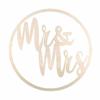 Décoration en bois 30 cm - Mr&amp;Mrs