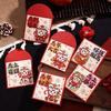 6Pcs Cartoon 2026 Horse Year Red Envelope Paper Red Pocket Cute Lucky Money Bag  Lunar New Year