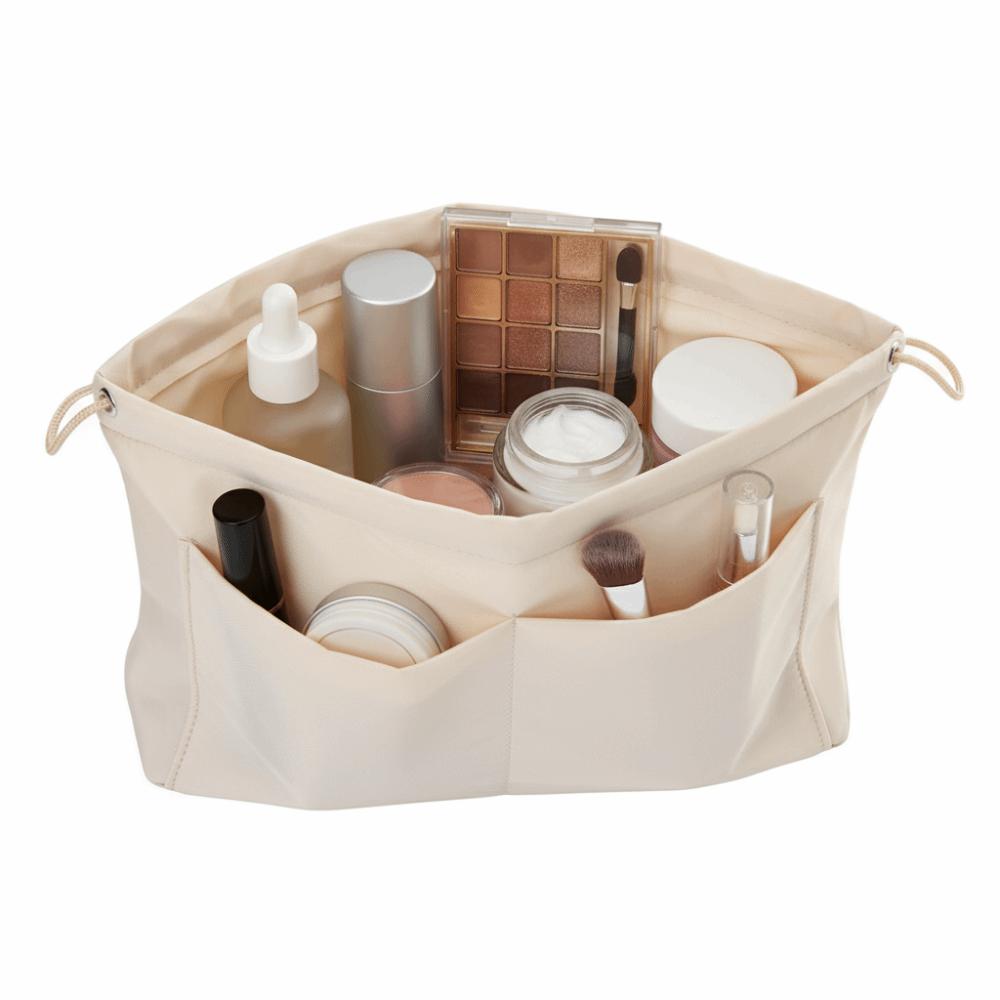 Multi layer Insert Cosmetic Bag Multi-Pocket Storage Bag Simple Nylon Toiletry Bag  Travel