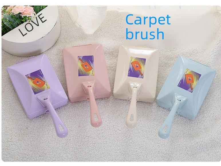 Large Long-Handle Dusting & Lint Roller Brush: Hair Remover & Carpet Sweeper for Home Cleaning (Beds, Sofas)