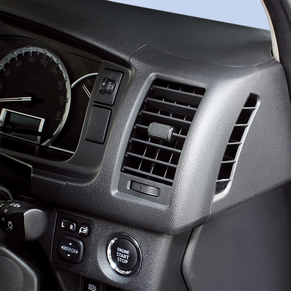 Tsuchiya Yac SY-HA1 Toyota HiAce 200 Series Driver Seat Drink Holder, Black / Silver