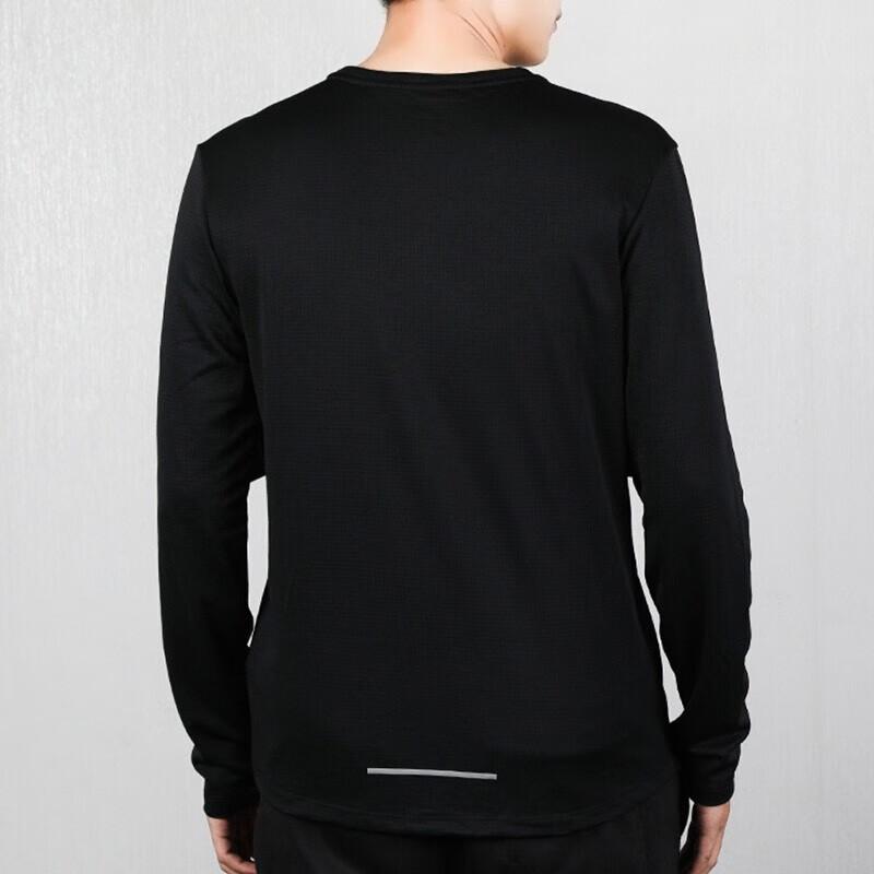 Nike Мужская футболка с длинным рукавом для бега для фитнеса, черные BV4754-010