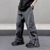 Мужской летний комбинезон, новый модный бренд, модные свободные повседневные брюки, леггинсы