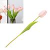 Artificial Tulip Flower Real Touch Fake Tulip for Home Kitchen Wedding Decoration Faux Floral Decor Light Pink