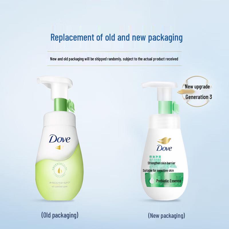 Набор Dove: Нежная очищающая пенка для умывания и лосьон для тела