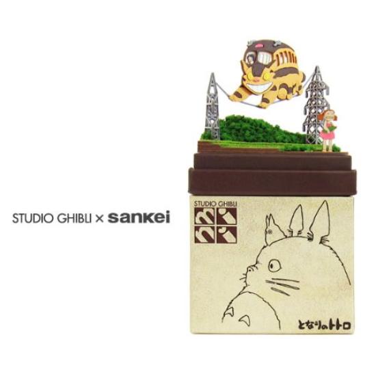 Sankei Studio Ghibli Мини Мой сосед Тоторо Мэй и Кот-автобус Бумажная модель Без масштаба MP07-04