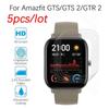 For Amazfit Bip 5/3 Smart Watch Screen Protector Not Glass HD Film For Amazfit Amazfit Bip 3 Pro GTS 4 Mini Soft TPU Film