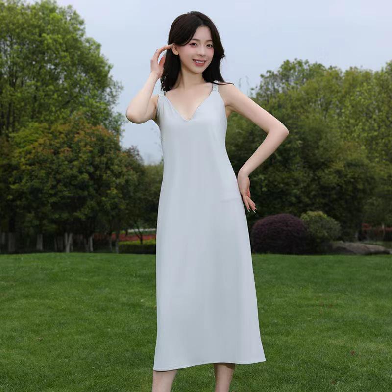 Женская очень длинная дышащая солнцезащитная куртка из ледяного шелка с защитой от УФ-лучей - Повседневный уличный стиль