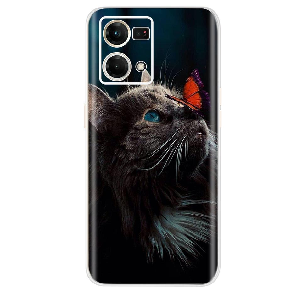 Для Oppo F21 Pro 4G Чехол Oppo Reno7 CPH2363 Цветной Расписной Чехол Мягкий Силиконовый Чехол Для Oppo Reno7 Reno 7 F21 Pro Fundas Coque