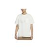 Letter Pattern Loose Round Neck Pullover Short Sleeve T-Shirt Men T-Shirts White DO1930-133