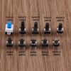 10 Values 180Pcs Tactile Push Button Switch Momentary Tactile Tact Mini Switch Kit 6*6 4.3-13Mm 7*7Mm Momentary Switch