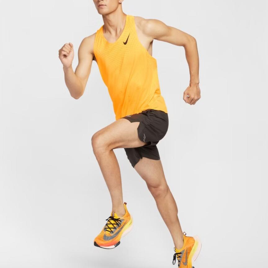 Nike Мужская жилетка для бега Aeroswift Dri-Fit Adv с быстрым высыханием, дышащая, без рукавов, топ FN4232-845