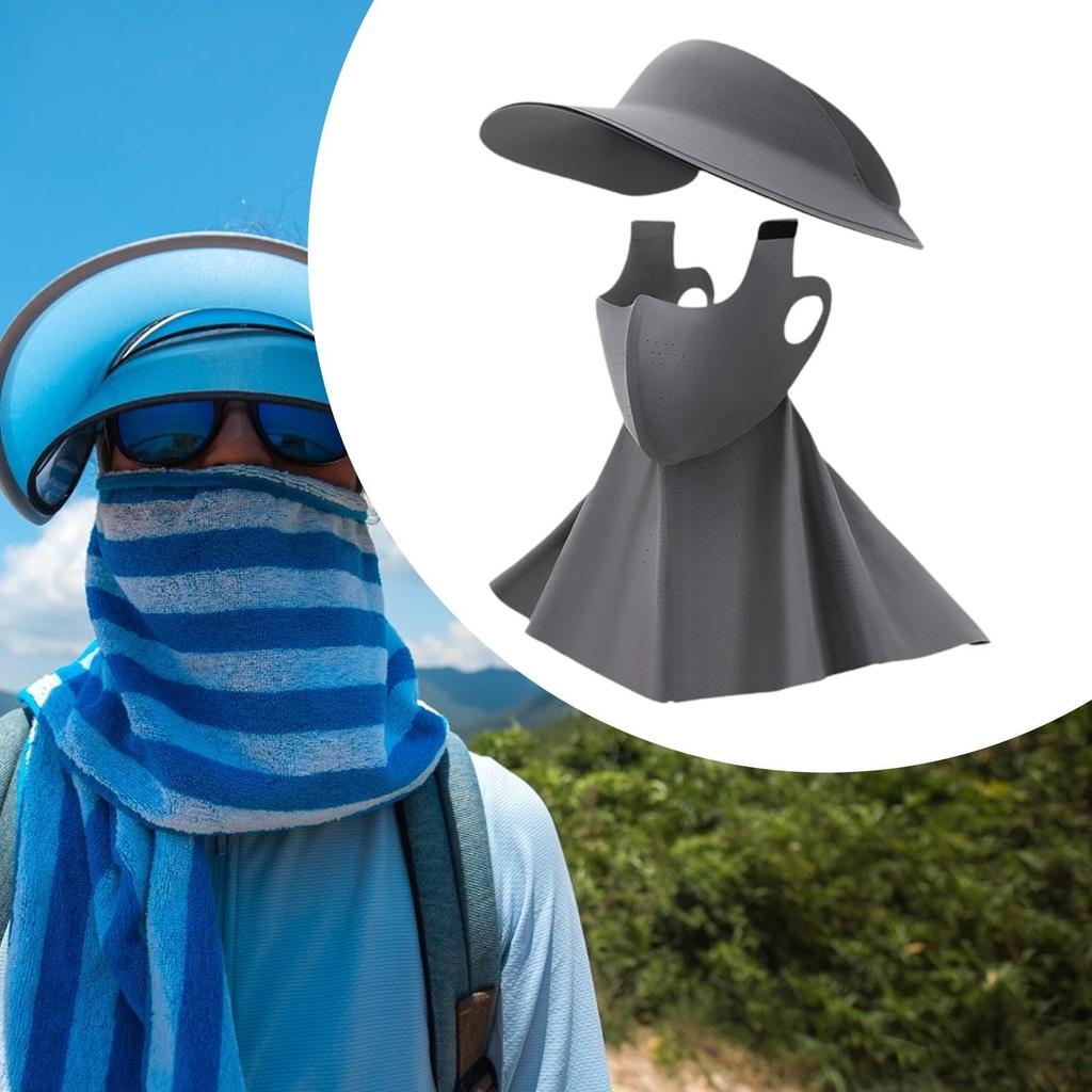 Солнцезащитная шляпа для лица, дышащая, охлаждающая, летняя, женская, для осмотра достопримечательностей