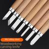 Wood Carving Knife Set: Carpenter Tools & Rubber Stamp Carving Kit