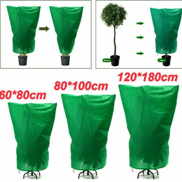 Windproof Anti-Frost Plant Protection Cover - Thickened Non-Woven Fabric for Winter Tree Care
