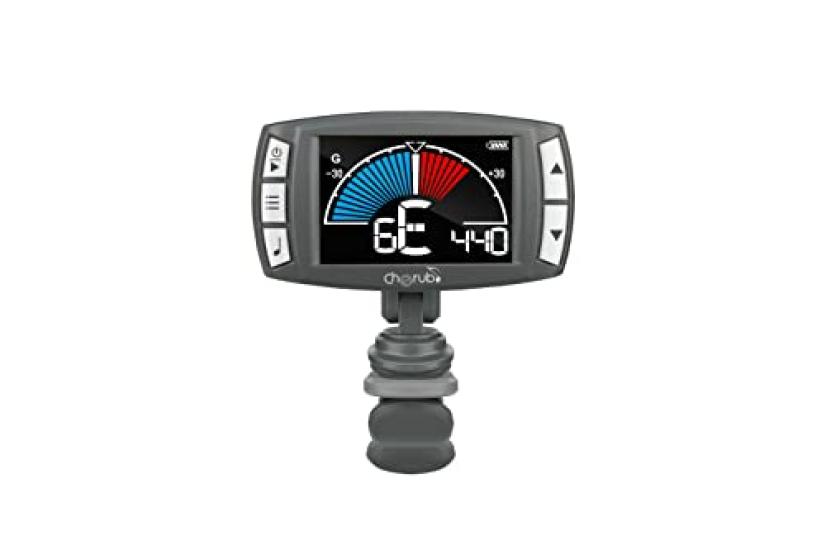 Перезаряжаемый клипсовый метро-тюнер Cherub, 3-в-1: Клипсовый тюнер, метроном и генератор тона. Перезаряжаемый, Легко читаемый дисплей, Множественная настройка