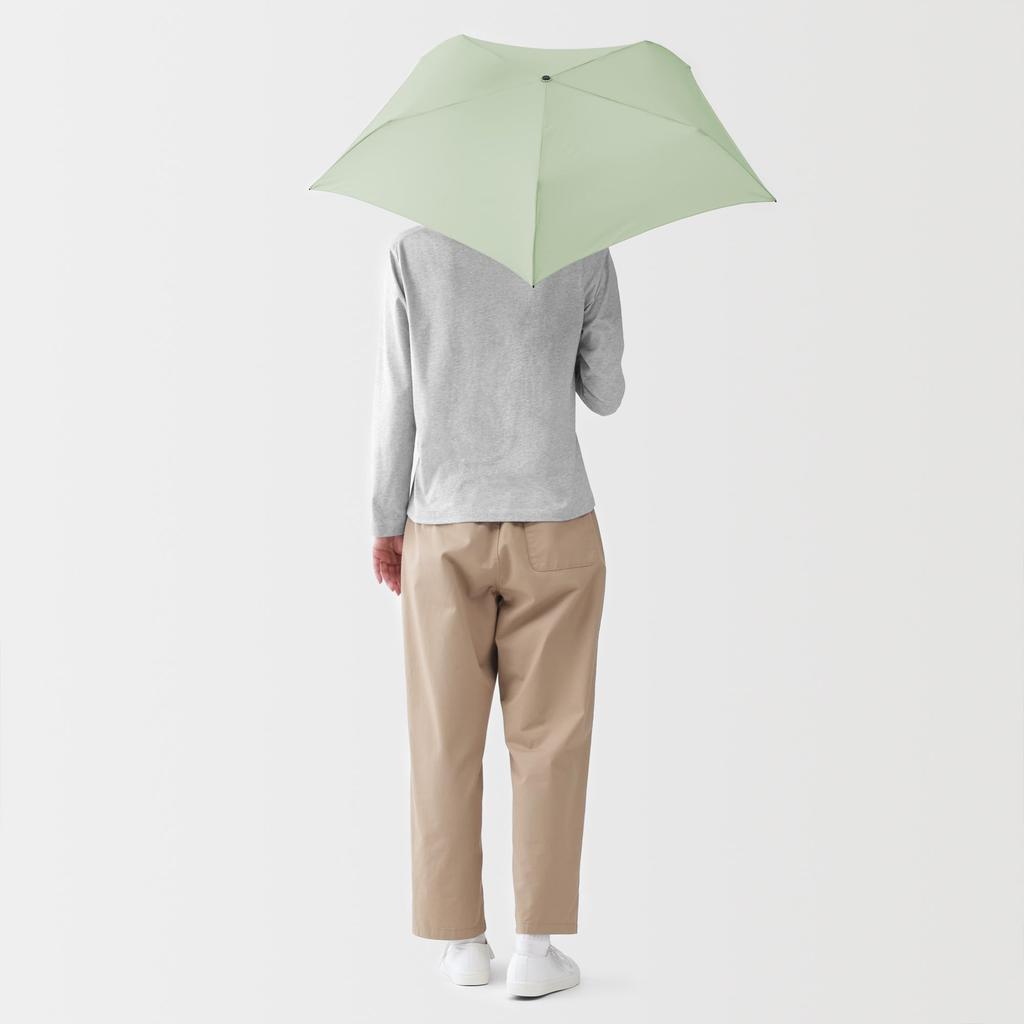 MUJI Легкий складной зонт от солнца и дождя, 50 см, Унисекс, Зеленый