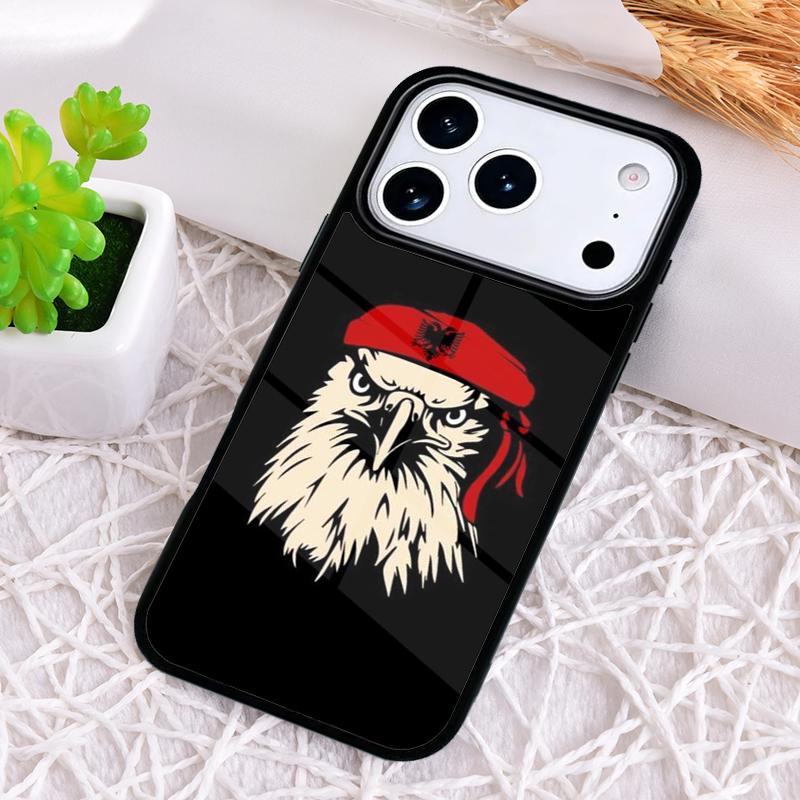Албания Албанский флаг Чехол для телефона для iPhone 17 Air 16 15 11 12 14 13 Pro Max Ударопрочный чехол