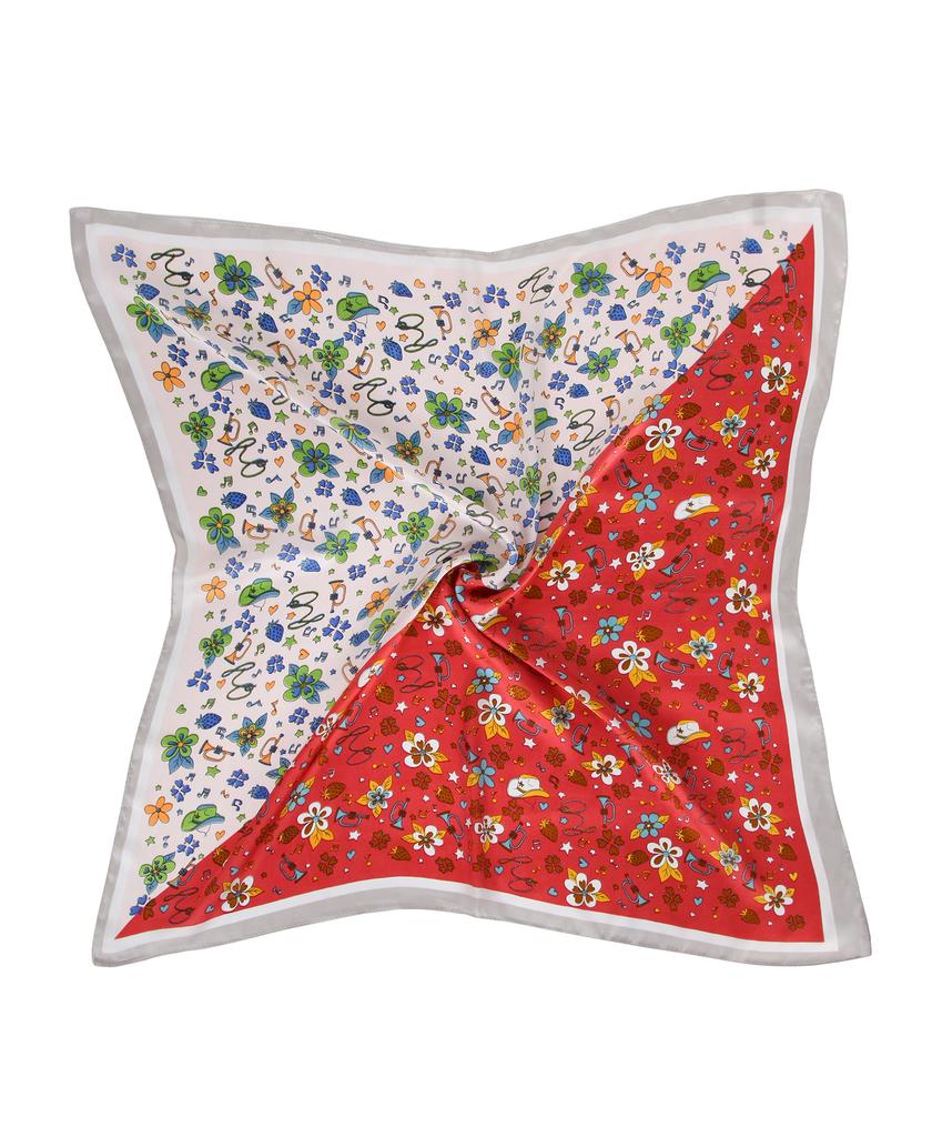 70 * 70 Солнцезащитный маленький квадратный шарф с большим принтом, женский шелковый шарф, тонкий легкий солнцезащитный шарф, повязка на голову