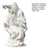 Fantasy Miniature Sculpture 3D Printed Grim Reaper Ghost Statue, Gothic Skeleton Figurine, Skull Face Statue DIY Blank White Sculpture, Halloween