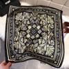 Fashionable tiger print square scarf, modern and chic, retro wild sexy, multi-functional outerwear decorative silk scarf