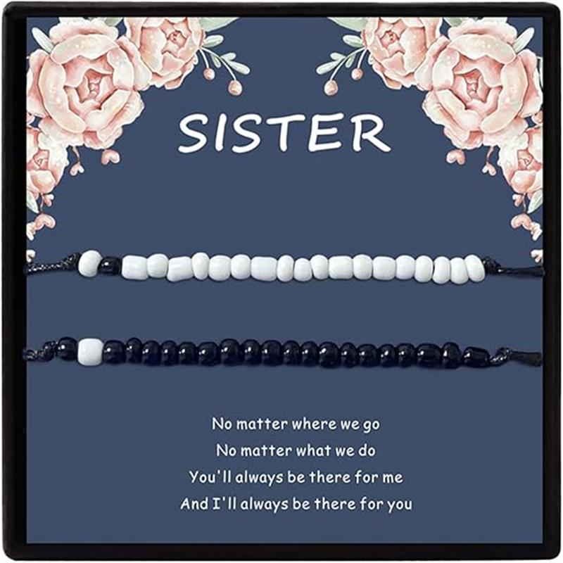 Браслет JYL TS Богемский плетеный азбукой Морзе с карточкой Призывает Тайну и Связь