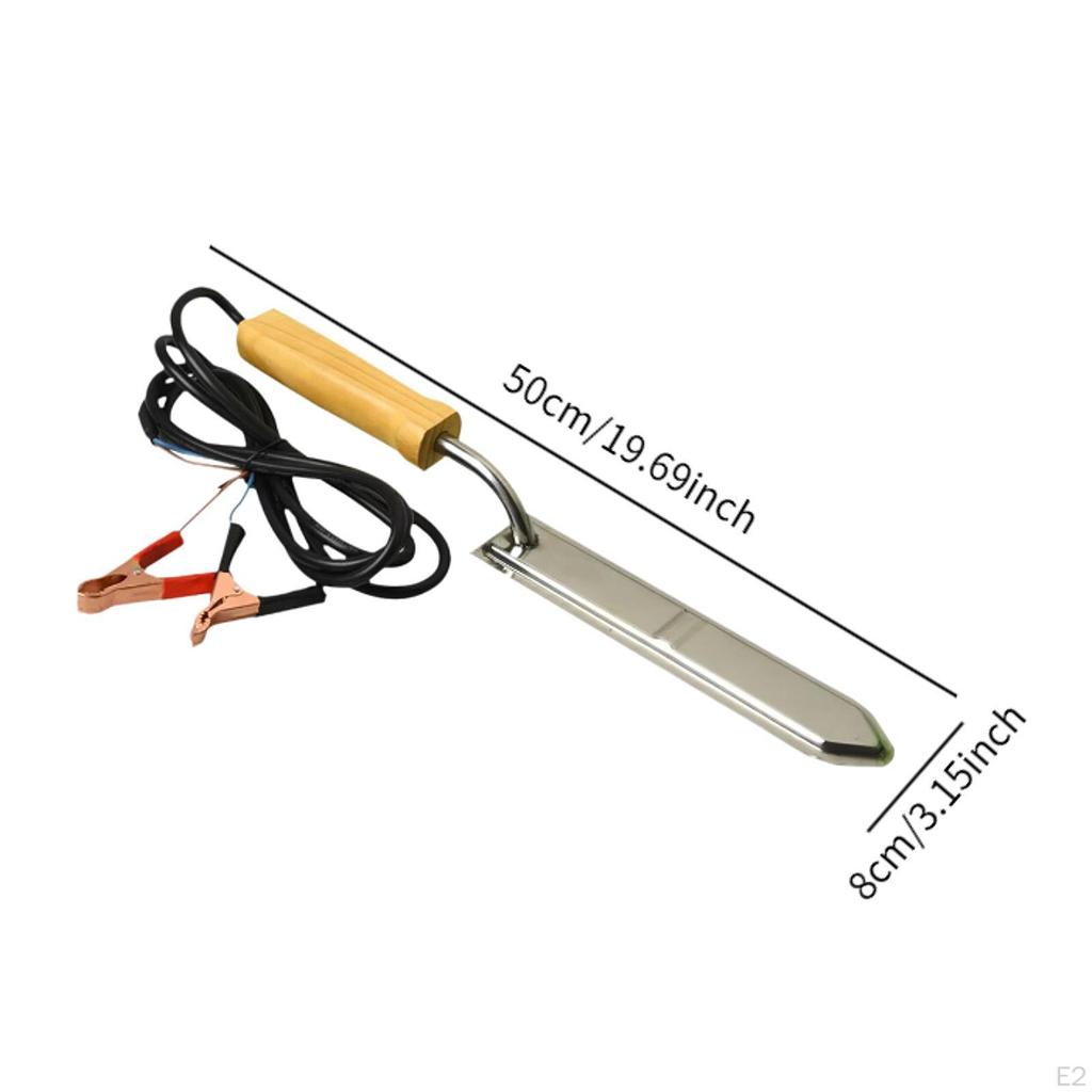 Электрический медорез, нож для распечатывания медовых коробок, инструменты для сбора пчел с деревянной ручкой, пицца