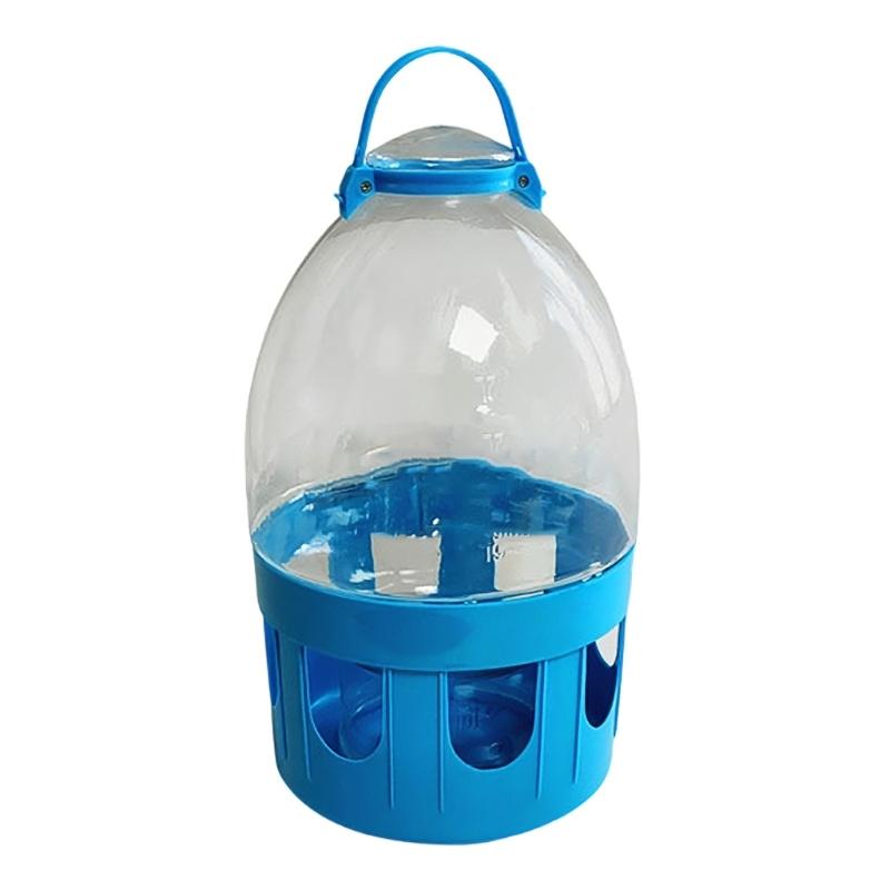 Bird Waterer Durable Automatic Pigeons Water Feeder Drinker with Handle Portable Water Container Easy to Clean