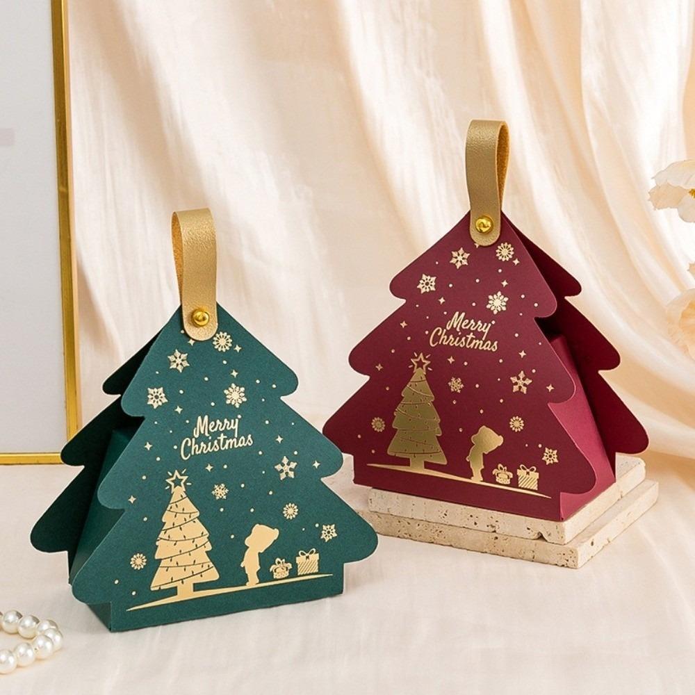 10PCS Compact Candy Gift Box Triangle Shape Party Favor Box New Gift Boxes with Handles Party Favor