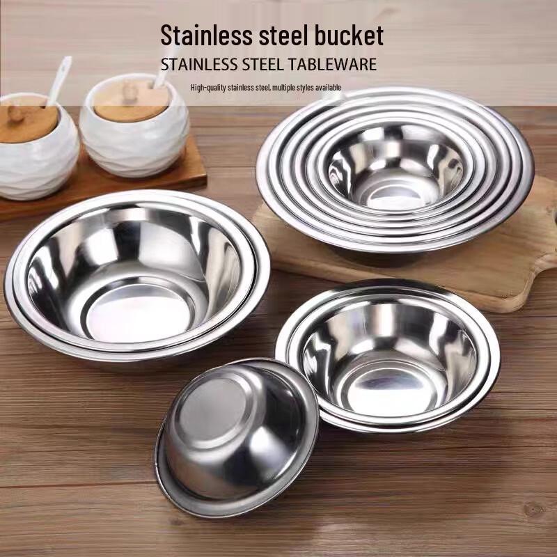Ru Han Stainless Steel Serving Bowl Set
