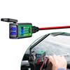 Motorcycle USB Charger for Phone 12V SAE to Dual USB Fast Charging Adapter with Voltmeter On/Off Switch 3.1A/4.8A TYPE-C