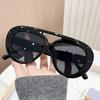 1pc European and American retro style women's fashionable sunglasses trend versatile summer sun shading and UV protection lightw