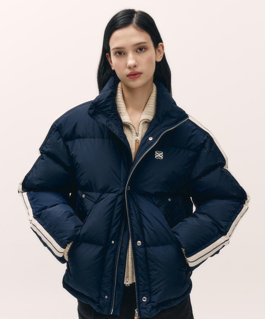 Satur Roton Duck Down Padded Jacket Navy