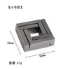 Puzzle Zinc Alloy Intelligence Unlocking Ring Unlocking Set, Nine-Link Educational Toy, Kong Ming Luban Lock Mechanism Box