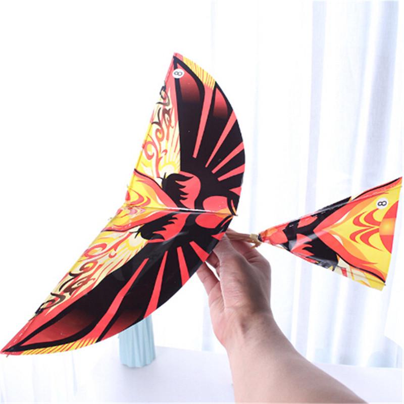Rubber Band Power Handmade Birds Models Science Kite Toys Kids Assembly Gift