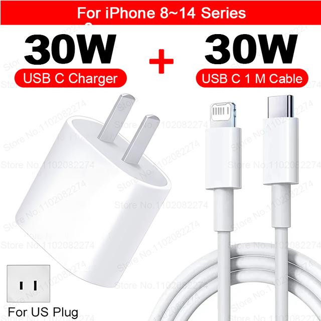 PD 30W быстрое зарядное устройство для Apple iPhone 14 11 12 13 15 16 Pro Max кабель для быстрой зарядки для iPhone 16 Plus зарядное устройство аксессуары для телефонов
