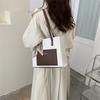 Портативная одноплечевая подмышечная сумка большой вместимости, новая модная студенческая сумка в иностранном стиле, квадратная, корейский стиль, модная женская сумка-тоут
