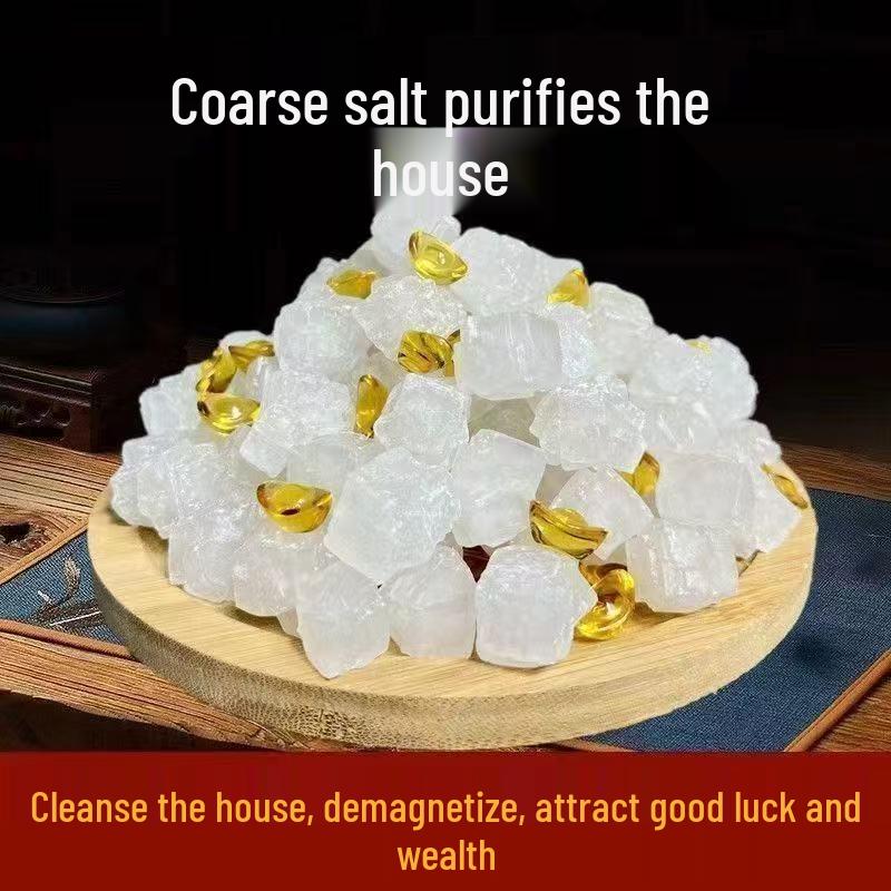 Большой пакет соли для очищения дома в гранулах для нового дома или свадьбы, очищает воздух и демагнетизирует морской солью