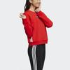 Adidas Свитшот Neo Sesame Street Co-Brand с рисунком из мультфильма, круглый вырез, женские топы, красный HD7277
