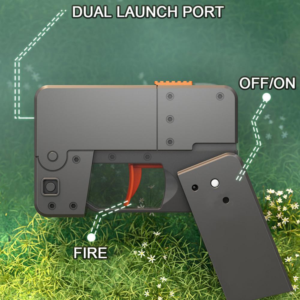 Игрушки-подделки, детский складной водяной пистолет, игрушечный пистолет, складной мобильный телефон, пляжная игрушка