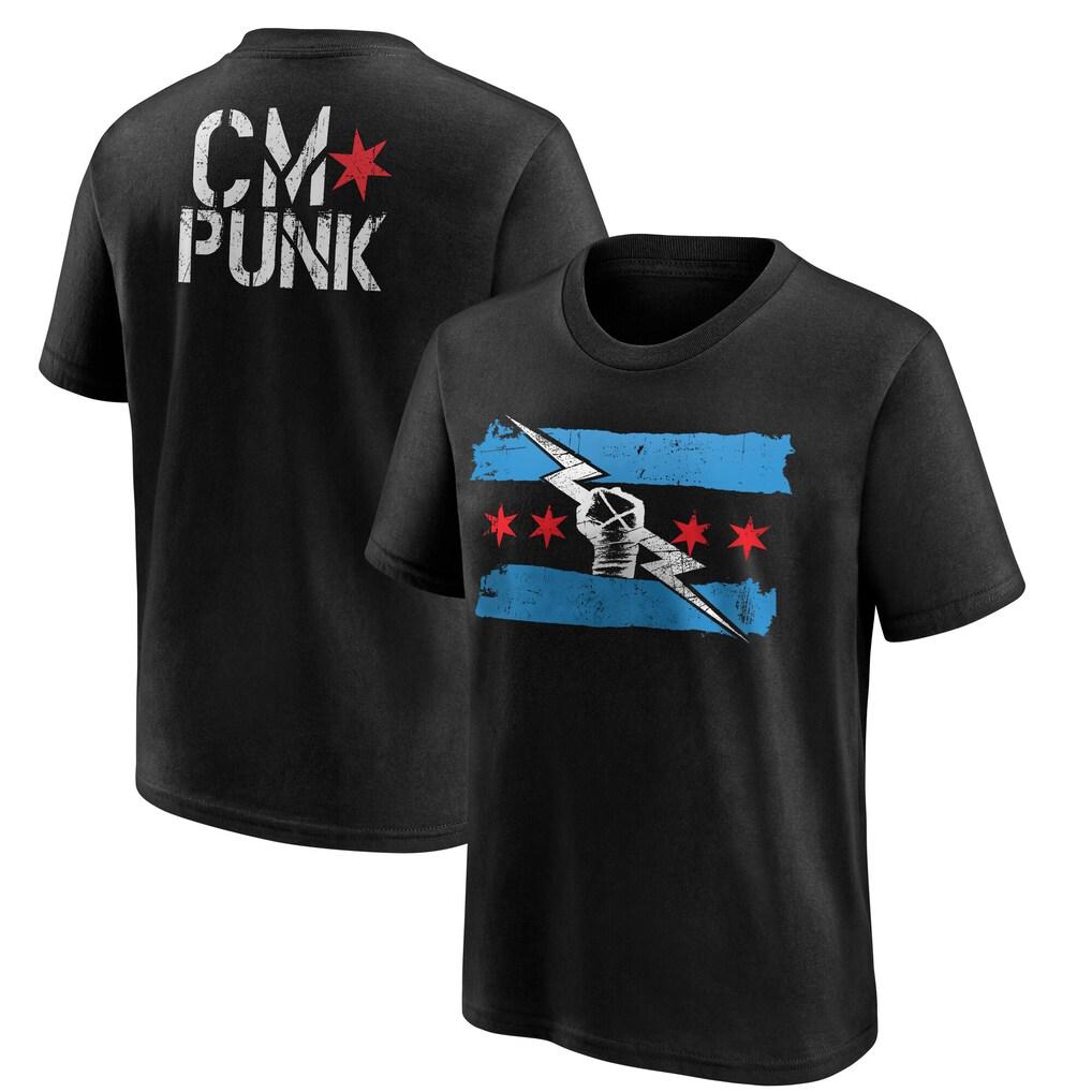 Футболка CMPunk Однотонная Молодежная Летняя Мужская Мода Y2K Роскошная Удобная Качественная Оверсайз Футболка