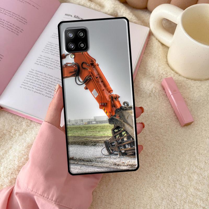 Чехол-экскаватор для Samsung Galaxy A54 A34 A14 A13 A12 A22 A32 A52 A72 A51 A71 A53 A52S Задняя крышка
